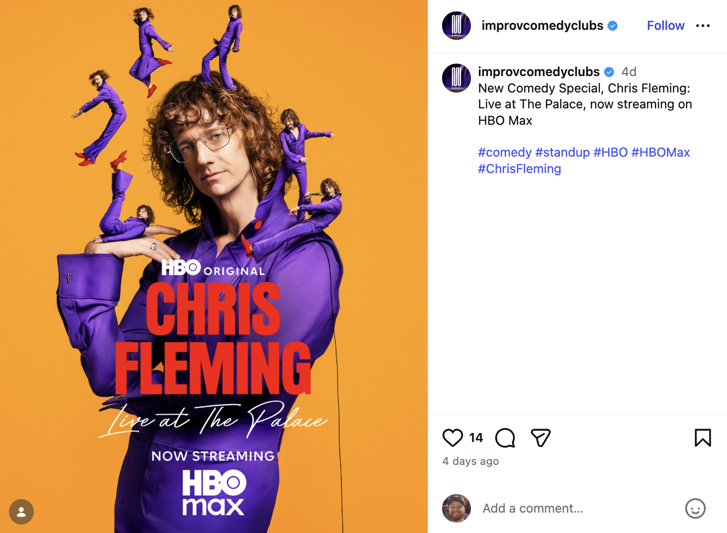 Improv Comedy Clubs - Instagram Post 2